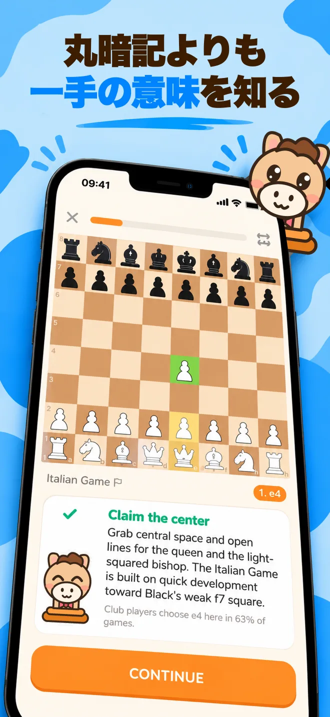 イタリアン・ゲームのレッスン：Hopsが1. e4で中央を確保する理由を解説